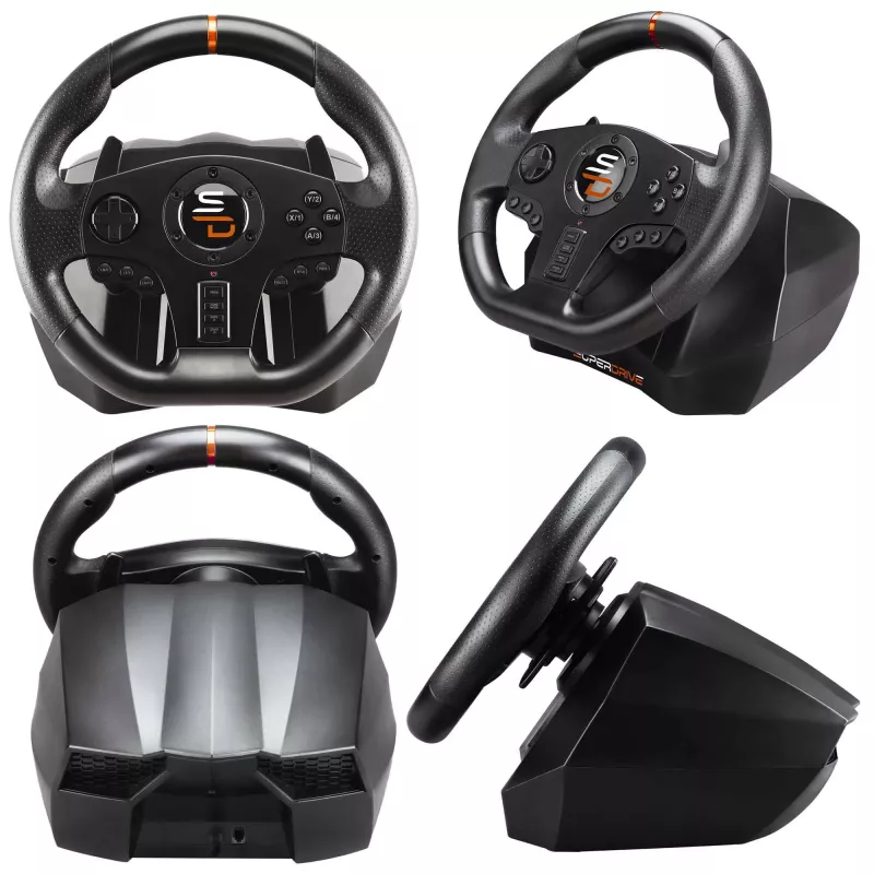 Subsonic SA5595-PC Gaming Vairas Juodas USB su Pedalais