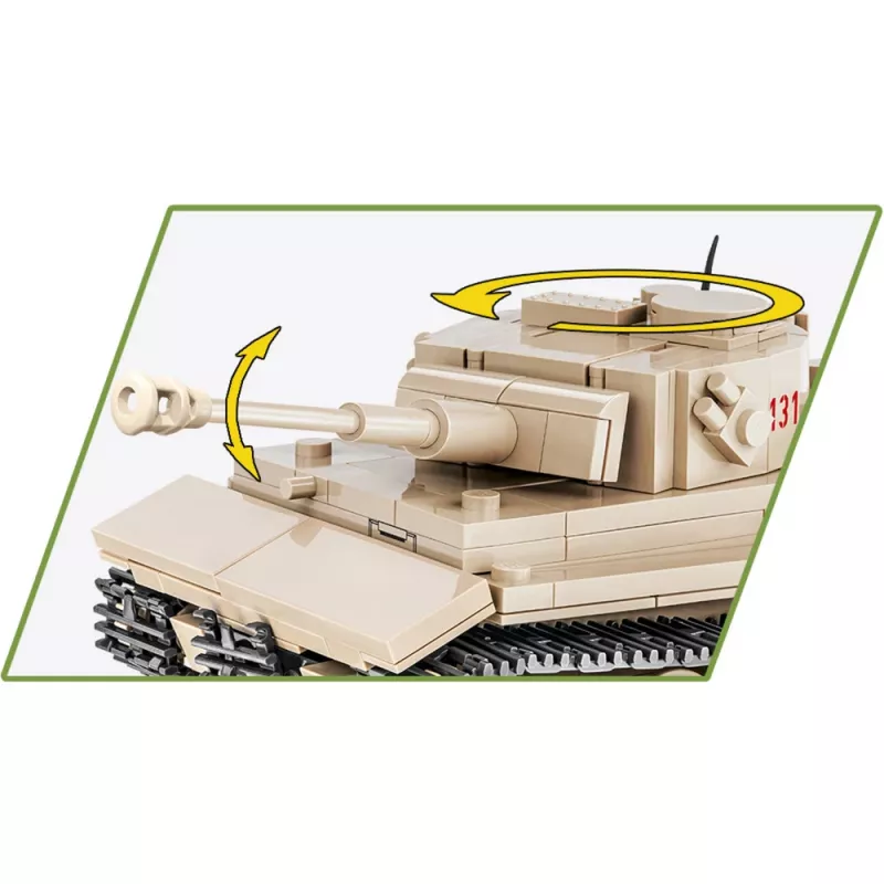 Cobi 1/48 PzKpfw VI Tiger 131 modelio rinkinys