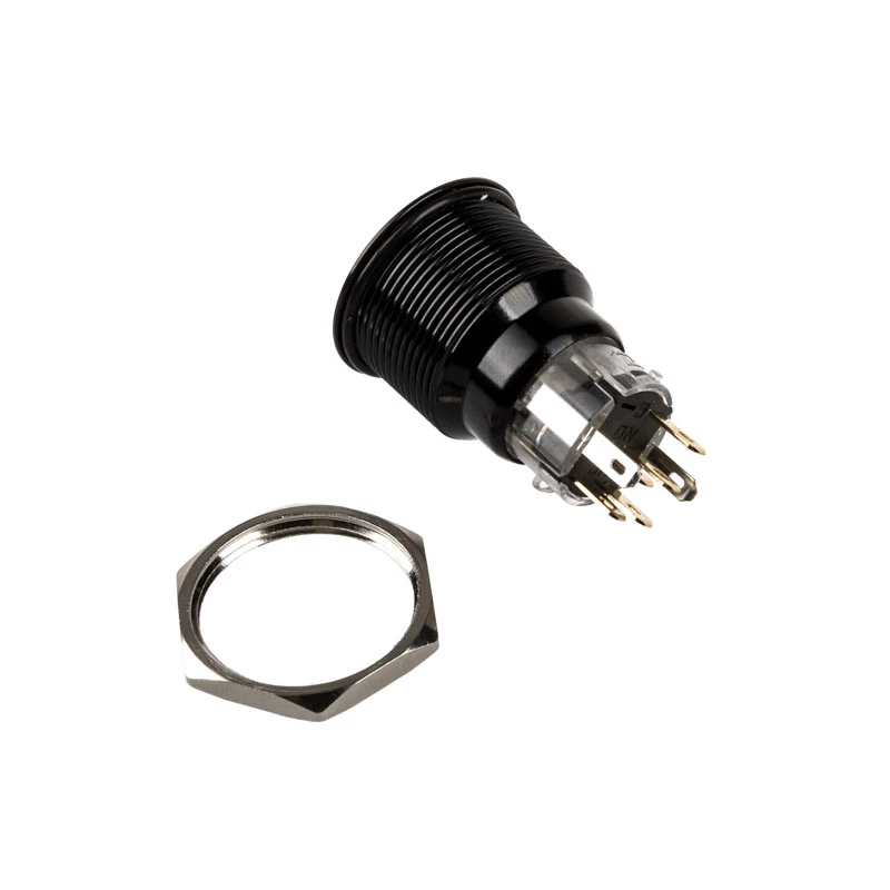DimasTech vandal-proof push mygtukas 22 mm Blackline Dot RGB PD223