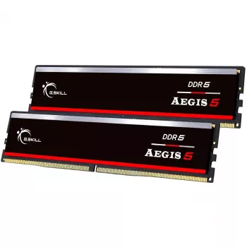 DIMM 64 GB DDR5-6000 (2x 32 GB) Dual-Kit, Arbeitsspeicher schwarz, F5-6000J3636F32GX2-IS, Aegis 5, INTEL XMP, AMD EXPO