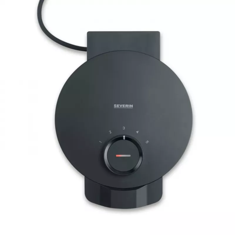 Vafelinė Severin WA 2116 1000 W Juoda Širdelės Forma