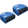 Smart jungiklis Shelly 1 Gen3, belaidis, 240 V AC, plastikinis korpusas, 42×16×37 mm, pakuotė po 2 vnt.