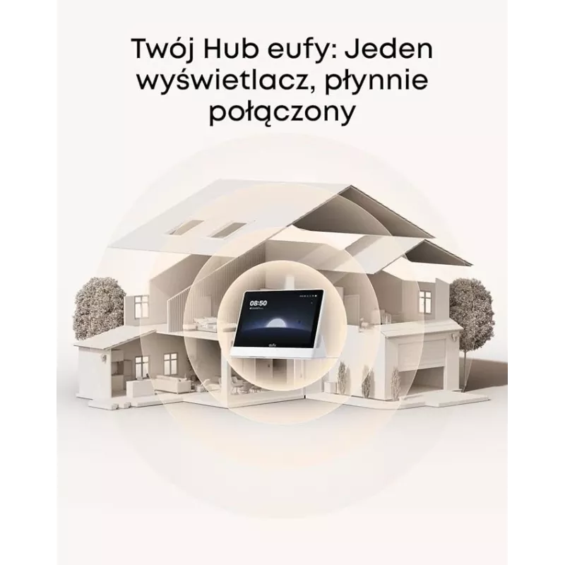 Buitinės apsaugos asistentas Anker Eufy T87A03W1 išmanusis įrenginys Juoda/Balta