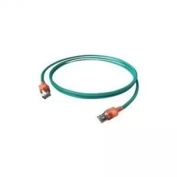 Easylan CS1OAADAD0030 RJ45 tinklo kabelis, jungiamasis kabelis CAT 6a S/FTP 3 m pilkas su LED 1 vnt.