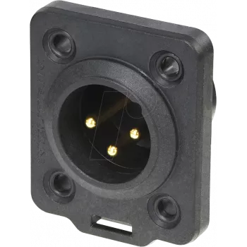 Neutrik NC3MDX-TOP Kištukinis XLR Jungtis Juoda