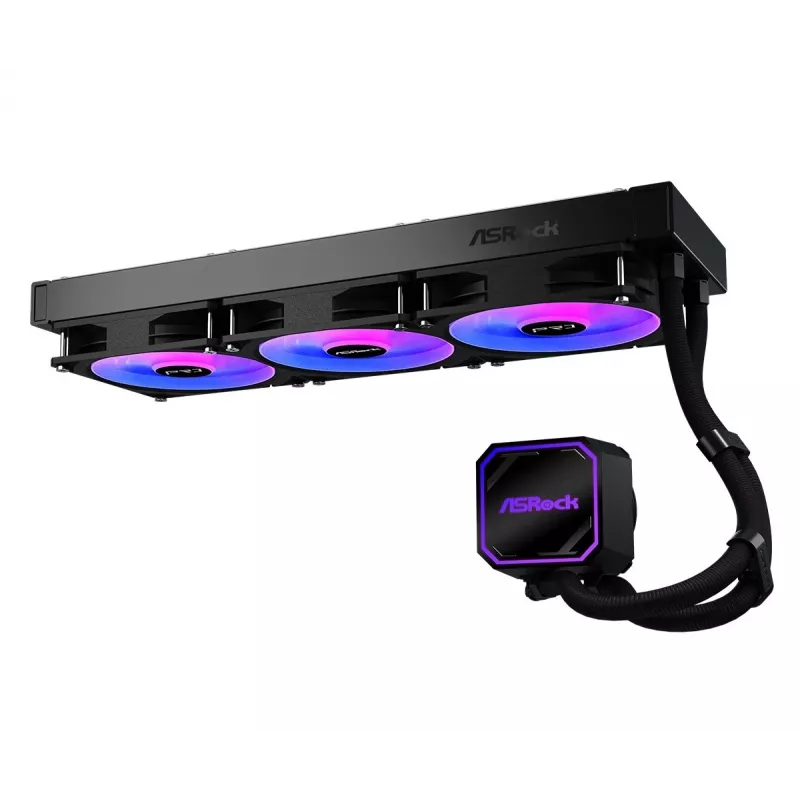 ASROCK Pro 360 ARGB Black 360 mm skystas aušinimas CPU