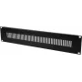 Omnitronic ZL-19 sw 2HE priekinis skydelis, juodas, 2U