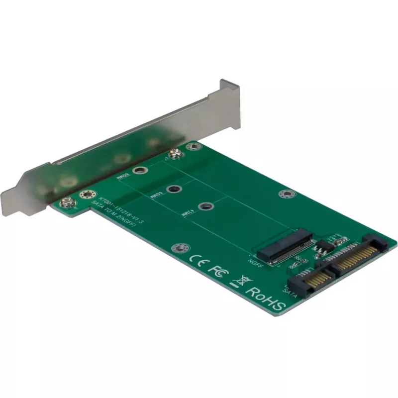 Inter-Tech KT001B M.2 į SATA III adapterio plokštė