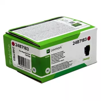 Lexmark 24B7183 originalus kasetė toneriu 1 vnt. rausvai raudona (magenta)