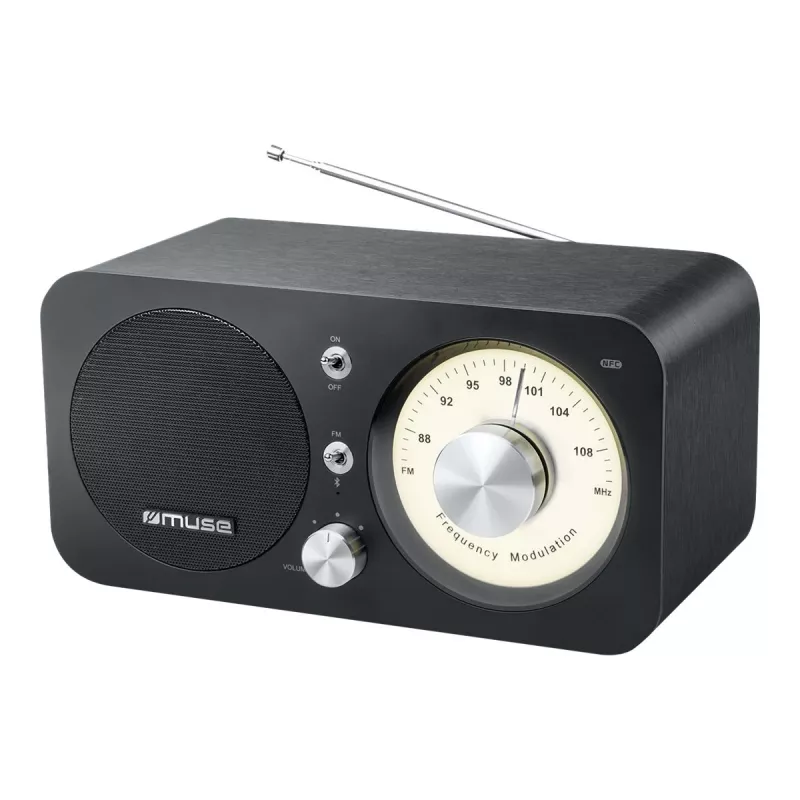 Muse M-095 BT | Bluetooth garsiakalbis su FM radiju | NFC | Juoda