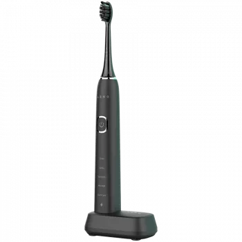 AENO Sonic Electric Toothbrush DB6 Juoda: 5 režimai, belaidis įkrovimas, 46000 sūkių/min, 40 dienų be įkrovimo, IPX7