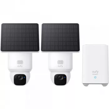 Eufy SoloCam E30 (2 vnt.) + Homebase 2 kupolinė IP apsaugos kamera Lauko 2048 x 1080 pikselių Sieninis