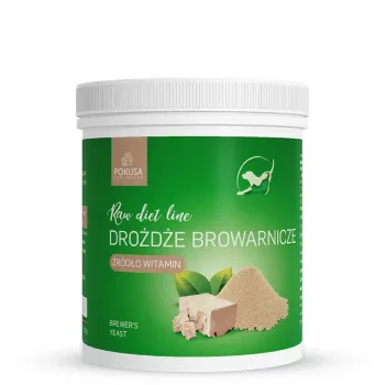 POKUSA RawDietLine alaus mielės – papildas šunims ir katėms – 250 g
