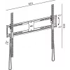 TV laikiklis prie sienos TB TB-851E iki 100 colių (maks. 65 kg), VESA 800×600