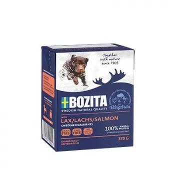 Bozita 00004260 šlapias šunų ėdalas su lašiša suaugusiems 370 g