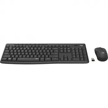LOGITECH MK295 Tylus belaidis rinkinys - GRAFITAS - RUS