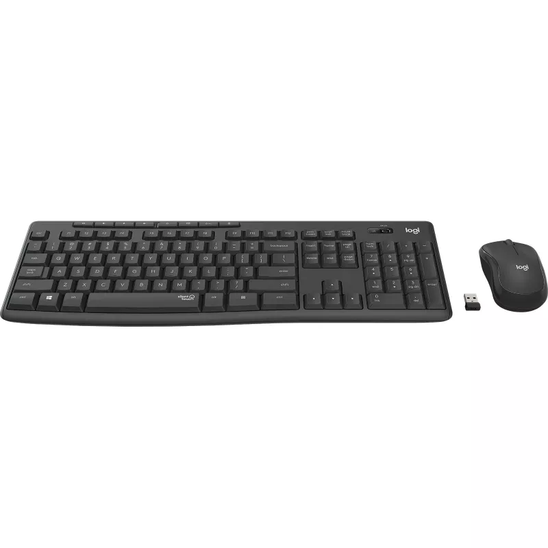LOGITECH MK295 Tylus belaidis rinkinys - GRAFITAS - RUS