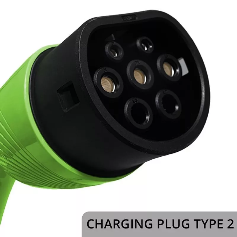 Elektrinio automobilio įkroviklis QOLTEC 22 kW 400 V WiFi (TUYA) su 7 m kabeliu