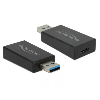 Adapteris USB Type-C (vyriškas) į USB Type-A (moteriškas) DeLOCK 65689