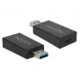 Adapteris USB Type-C (vyriškas) į USB Type-A (moteriškas) DeLOCK 65689