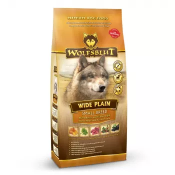 WOLFSBLUT Wide Plain Small breeds Horse with sweet potatoes - sausas šunų maistas - 2 kg