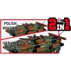 Konstruktorių rinkinys Cobi Armed Forces BWP-1 2630 – Lenkijos/Ukrainos amfibinis pėstininkų kovos mašinos modelis