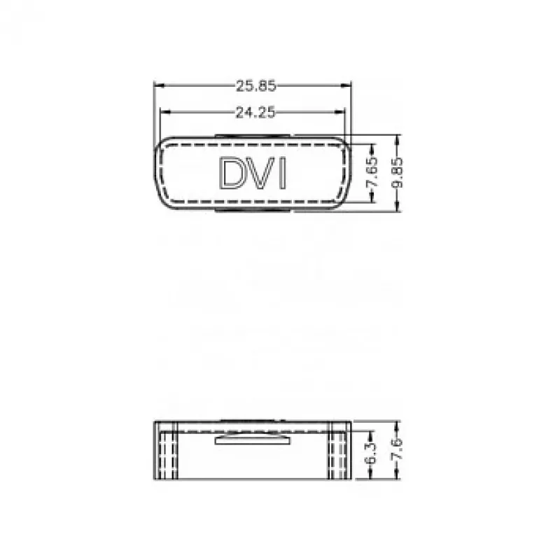 DVI lizdo apsauginis dangtelis DeLOCK 60161