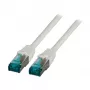EFB-Elektronik RJ45 jungiamasis laidas Cat.6A S/FTP LSZH pilkas 0,15m (MK6001.0,15G)