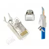 RJ45 jungtys GEMBIRD CAT7 8P8C auksuotos 15µm FTP/SFTP pakuotė 50 vnt.