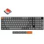 Belaidis mechaninis klaviatūra Keychron K17 MAX RGB Juoda – kompaktiškas išdėstymas, Bluetooth ir USB-C