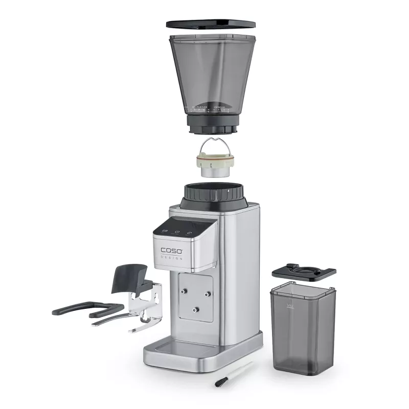 Caso Coffee Grinder Barista Chef nerūdijantis plienas | 150 W | kavos pupelių talpa 250 g | 12 puodelių