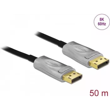 DeLOCK aktyvus optinis kabelis DisplayPort 1.4 8K 50 m