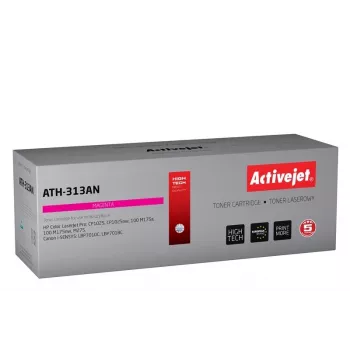 Activejet ATH-313AN Toner (pakeitimas Canon, HP 126A CRG-729M, CE313A; Premium; 1000 puslapių; rausvai raudona)