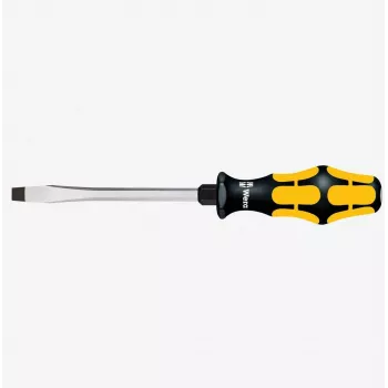 Wera 932 A 05018274001 skeltinis atsuktuvas-kaltas, 2,5 x 14 x 250 mm, ištisinė šešiabriaunė mentelė kalimui, smūginis dangtelis, šešiabriaunė atrama raktui, Kraftform Plus rankena