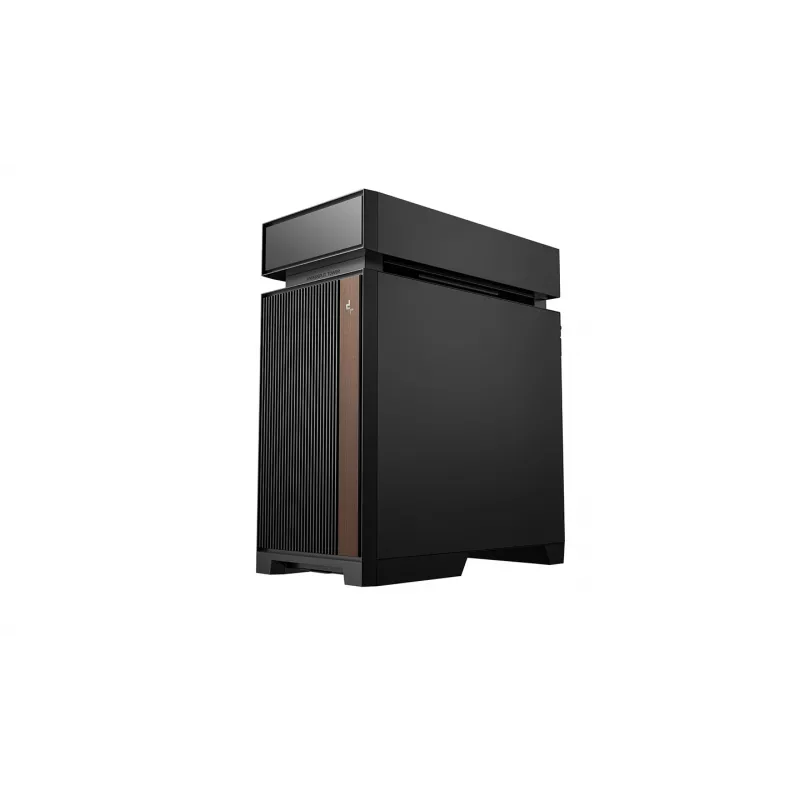 PC korpusas DeepCool CL660 Black — ATX/Micro-ATX/Mini-ITX, grūdintas stiklas, 2x3,5 colio + 1x2,5 colio, priekyje 140 mm, viršuje/gale 120-140 mm
