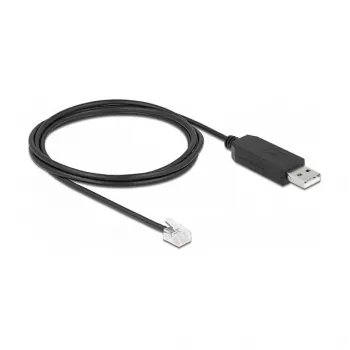 USB į RS-232 RJ12 adapterio kabelis DeLOCK 66735