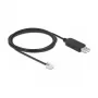 USB į RS-232 RJ12 adapterio kabelis DeLOCK 66735