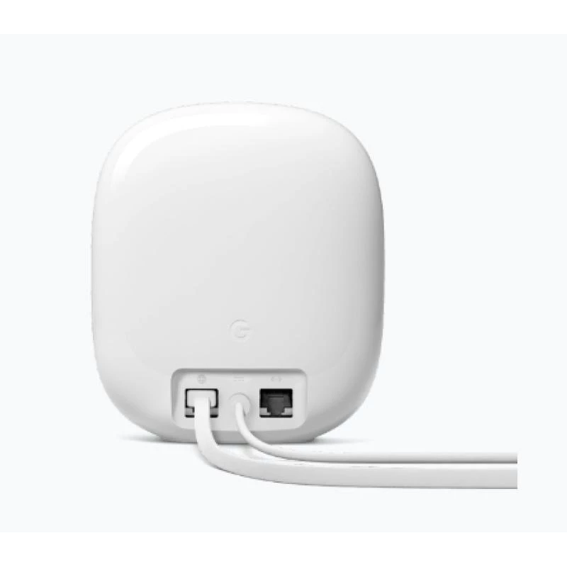 Google Nest WiFi Pro maršrutizatorius – belaidžio tinklo sistema iki 120 m², Wi-Fi 6E, trijų juostų (GA03030-EU)