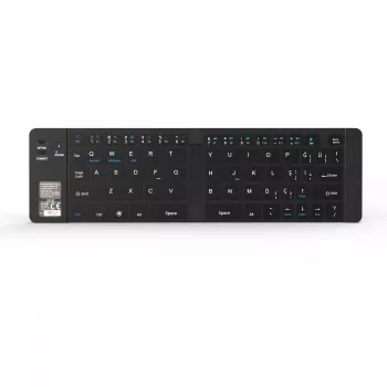 Belaidė klaviatūra Inca IBK-579BT Bluetooth 66 klavišų Metalinis sidabras