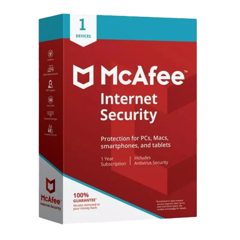 McAfee Internet Security - 1 vartotojas 1 metai, Global