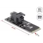 DeLOCK 61070 Vidinis SFF-8643 Adapteris M.2 Kištukinis 32 Gbit/s Juodas