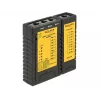 Tinklo kabelio testeris DeLOCK 86107 juodai geltonas