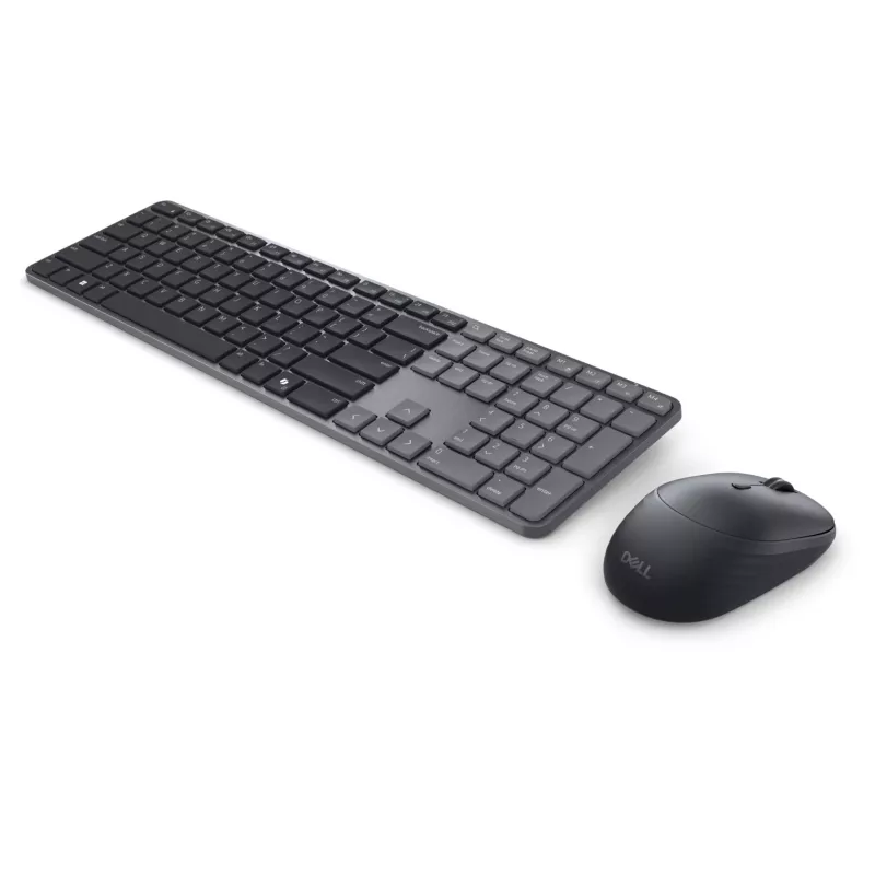 DELL Pro 7 Slim KM726 klaviatūra ir pelė RF Wireless + Bluetooth QWERTY US International juoda