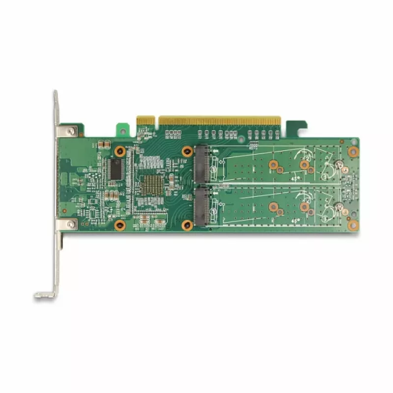 DeLOCK PCI Express x16 kortelė su 4 vidiniais NVMe M.2 Key M lizdais – mažo profilio formato