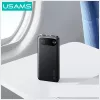Powerbank USAMS PB80 PD20W 10000mAh – nešiojamas įkroviklis, juodas