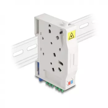 DeLOCK 85936 Optinio pluošto jungčių dėžutė LC Duplex balta