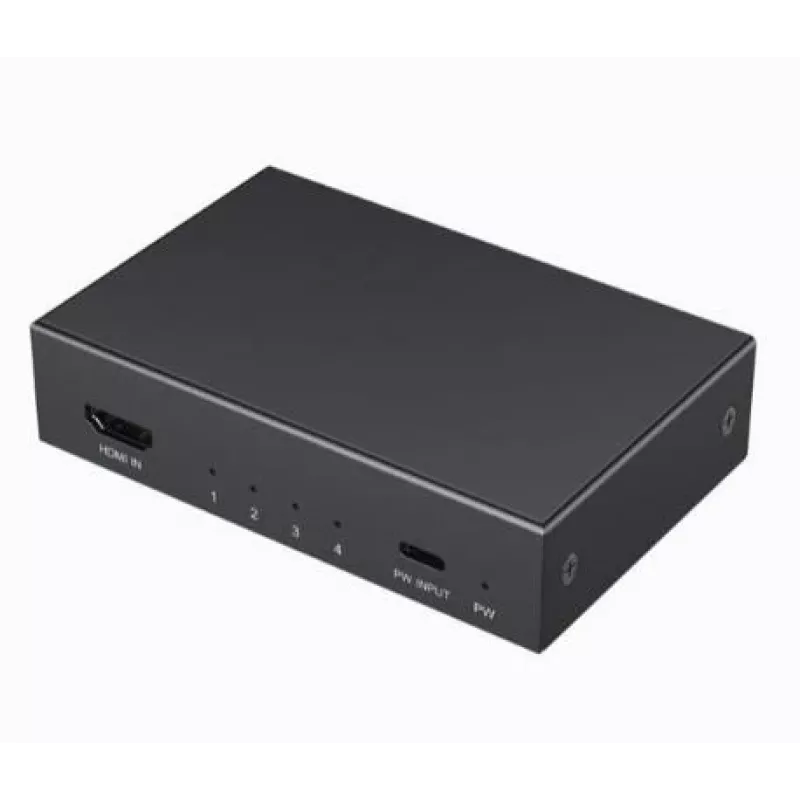 HDMI skirstytuvas Gembird DSP-HDMI4K-4P-01 — 4 prievadai, 4K