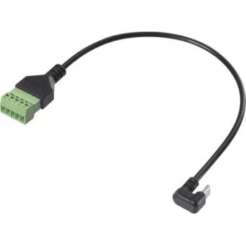 Renkforce USB-C adapterinis kabelis kampuotas [1x kištukas - 1x gnybtinis jungimas] RF-6443970