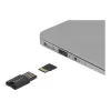 DeLOCK USB 2.0 kortelių skaitytuvas, juodas, MicroSD / MicroSDHC / MicroSDXC, 480 Mbit/s