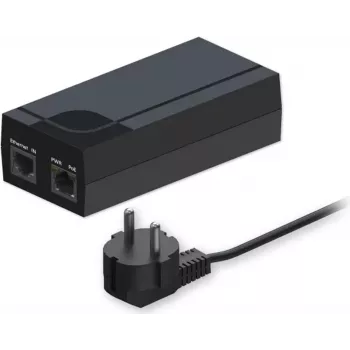 PoE injektorius TELTONIKA PR322EU7 – vieno prievado Power over Ethernet, EU kištukas